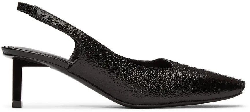 1017 ALYX 9SM Black Betta Slingback Heels