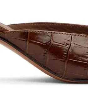 Abra SSENSE Exclusive Brown Inox Plate Heeled Sandals