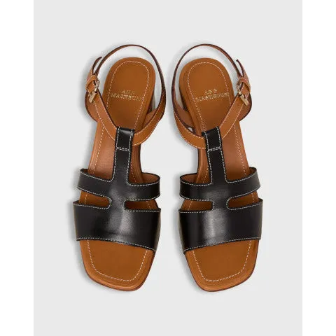 Ann Mashburn Square Toe T-Strap Heel