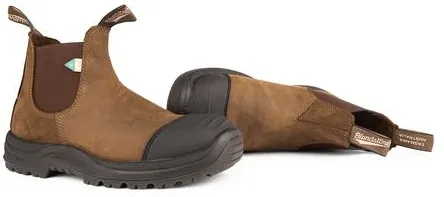 Blundstone 169 - Work & Safety Rubber Toe Cap - Saddle Brown