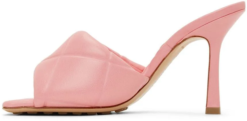 Bottega Veneta Pink Lido Sandals