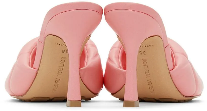 Bottega Veneta Pink Lido Sandals