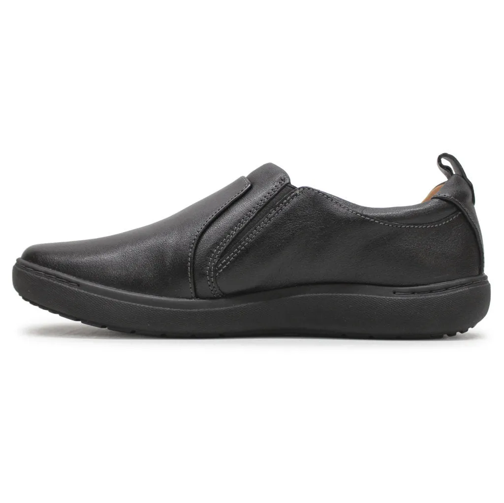 Clarks Nalle Lilac Leather Women's Slip On Shoes
