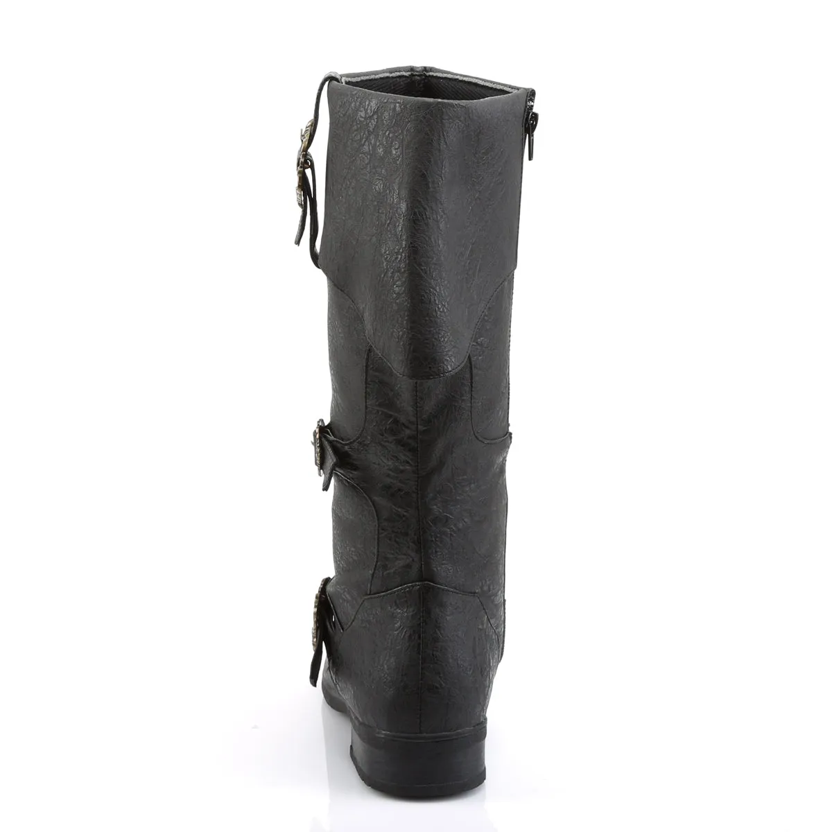 Cuffed Knee Boot with Buckles CARRIBEAN-299