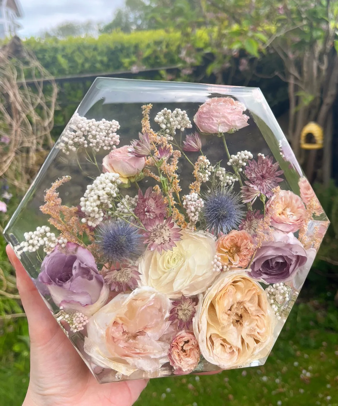 Deep Standing Hexagon Block