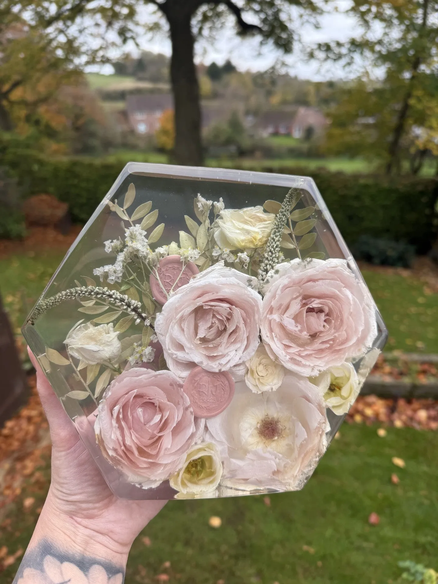 Deep Standing Hexagon Block