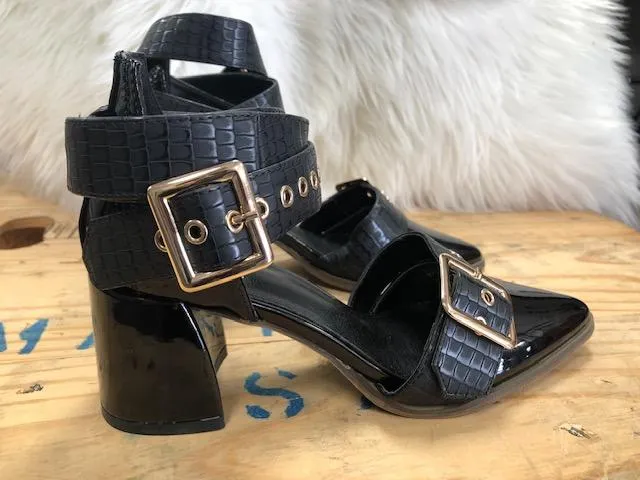 Diamond Block Heel