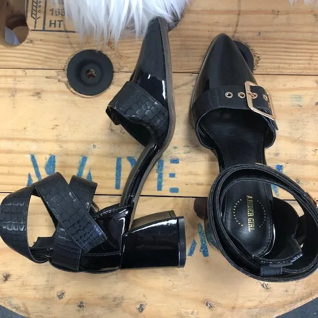 Diamond Block Heel