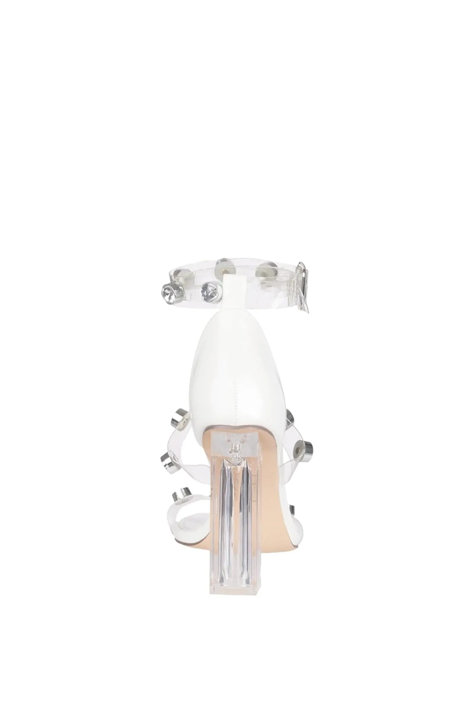 ELLIS-WHITE BLOCK SANDAL