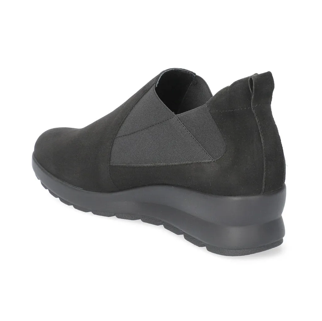 Mephisto Pavlova Velvet Leather Women's Wedge Shoes