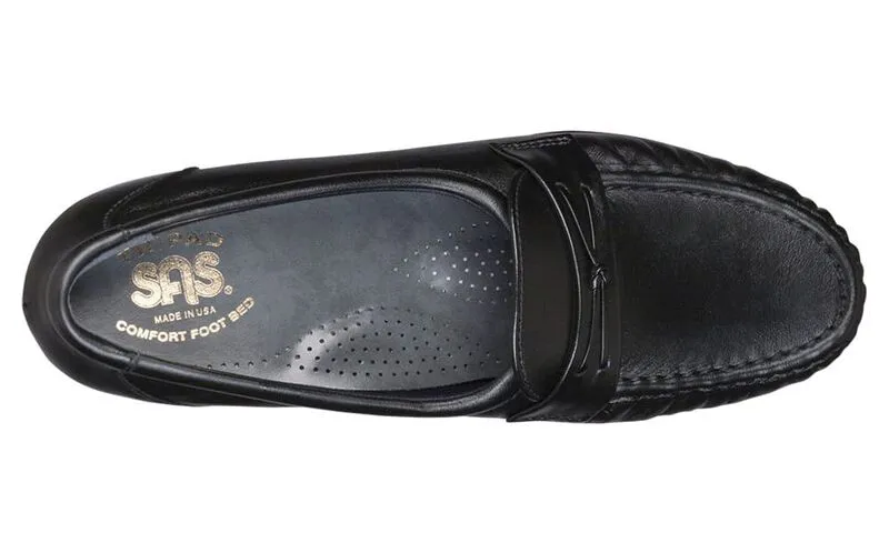 SAS Easier Slip On Loafer - Black