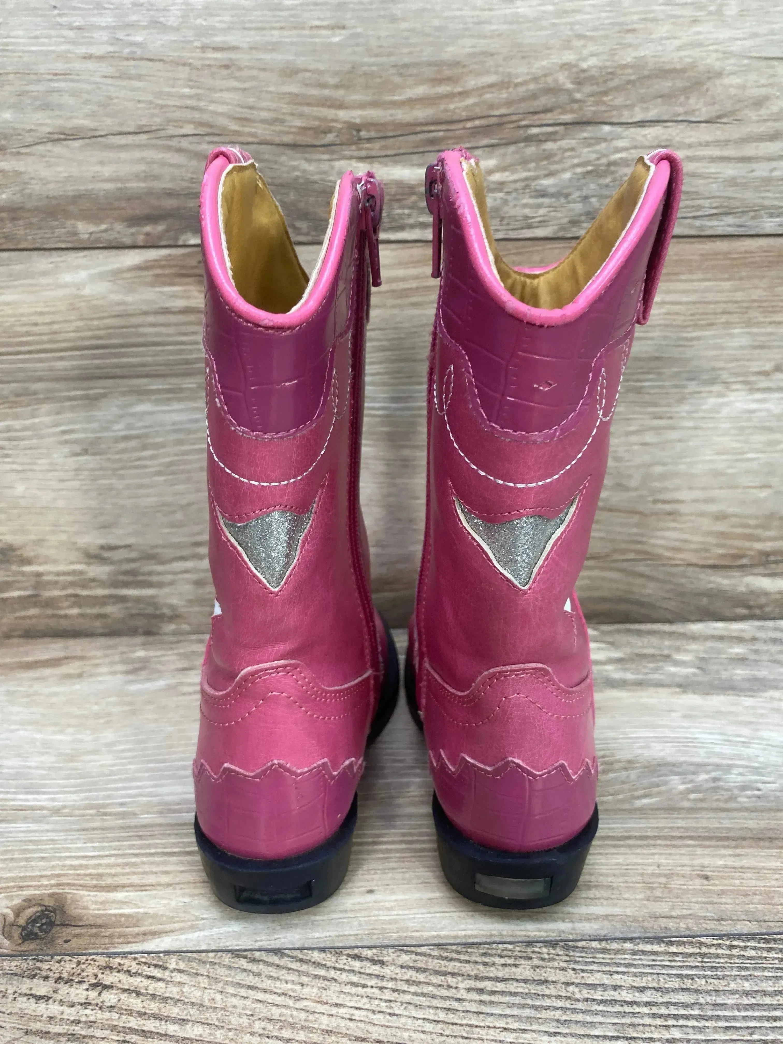 Smoky Mountain Kids Austin Lights Boots Pink Sz 8c