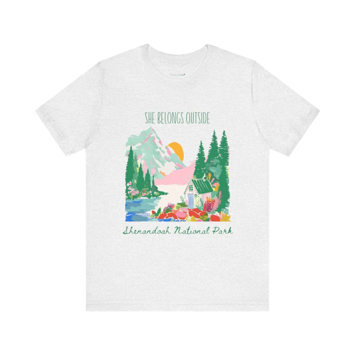 Wildflower Cabin Retreat Personalized Tee