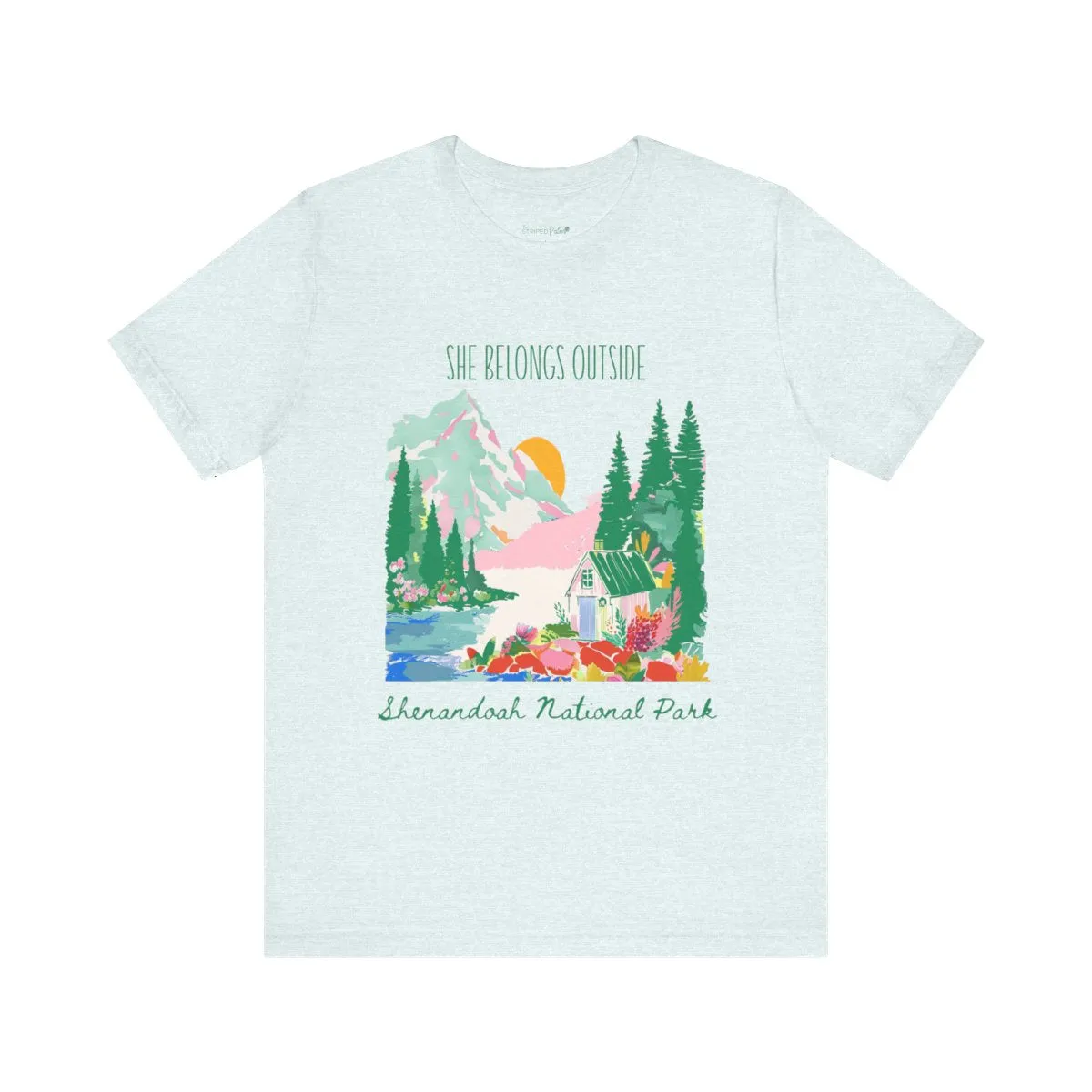 Wildflower Cabin Retreat Personalized Tee