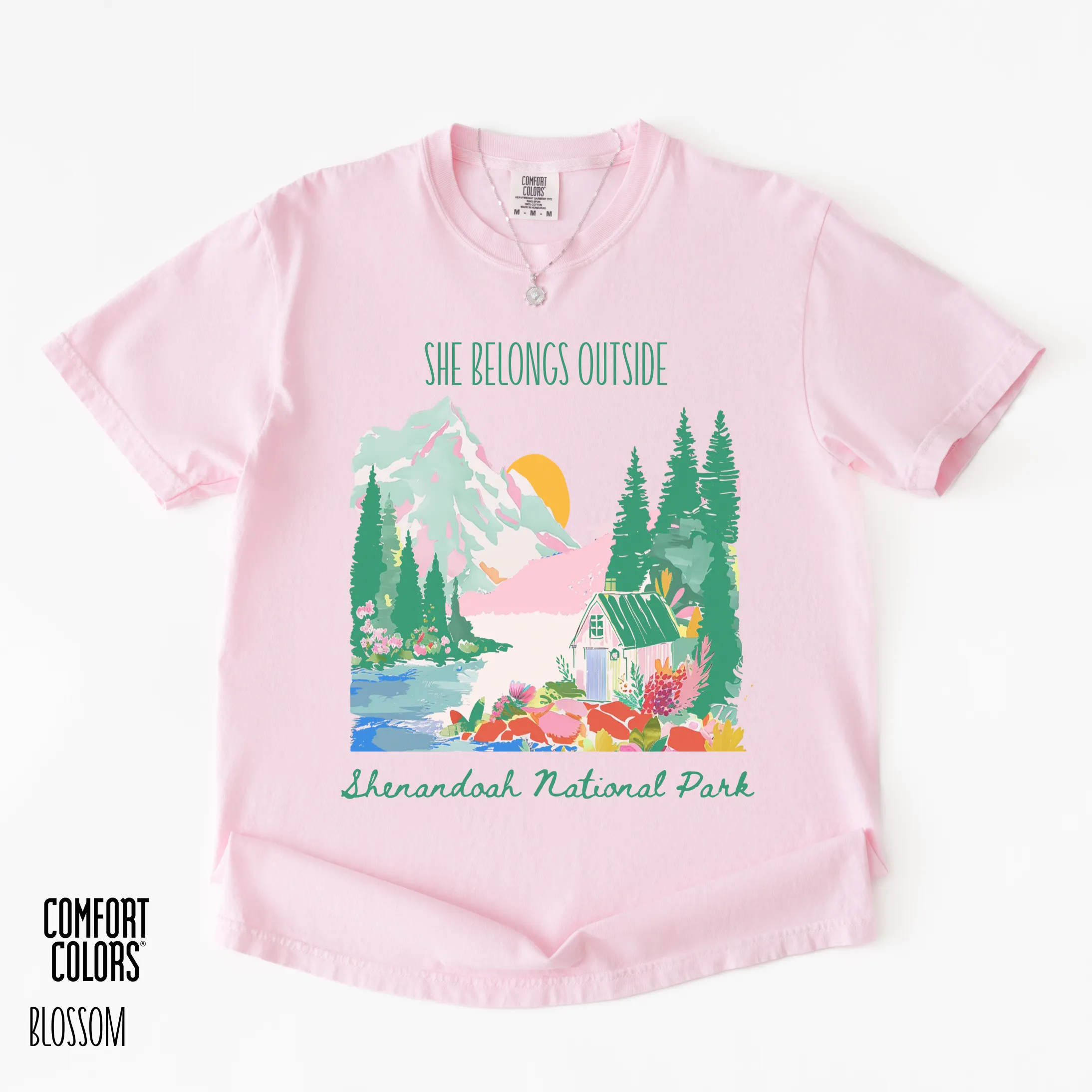 Wildflower Cabin Retreat Personalized Tee