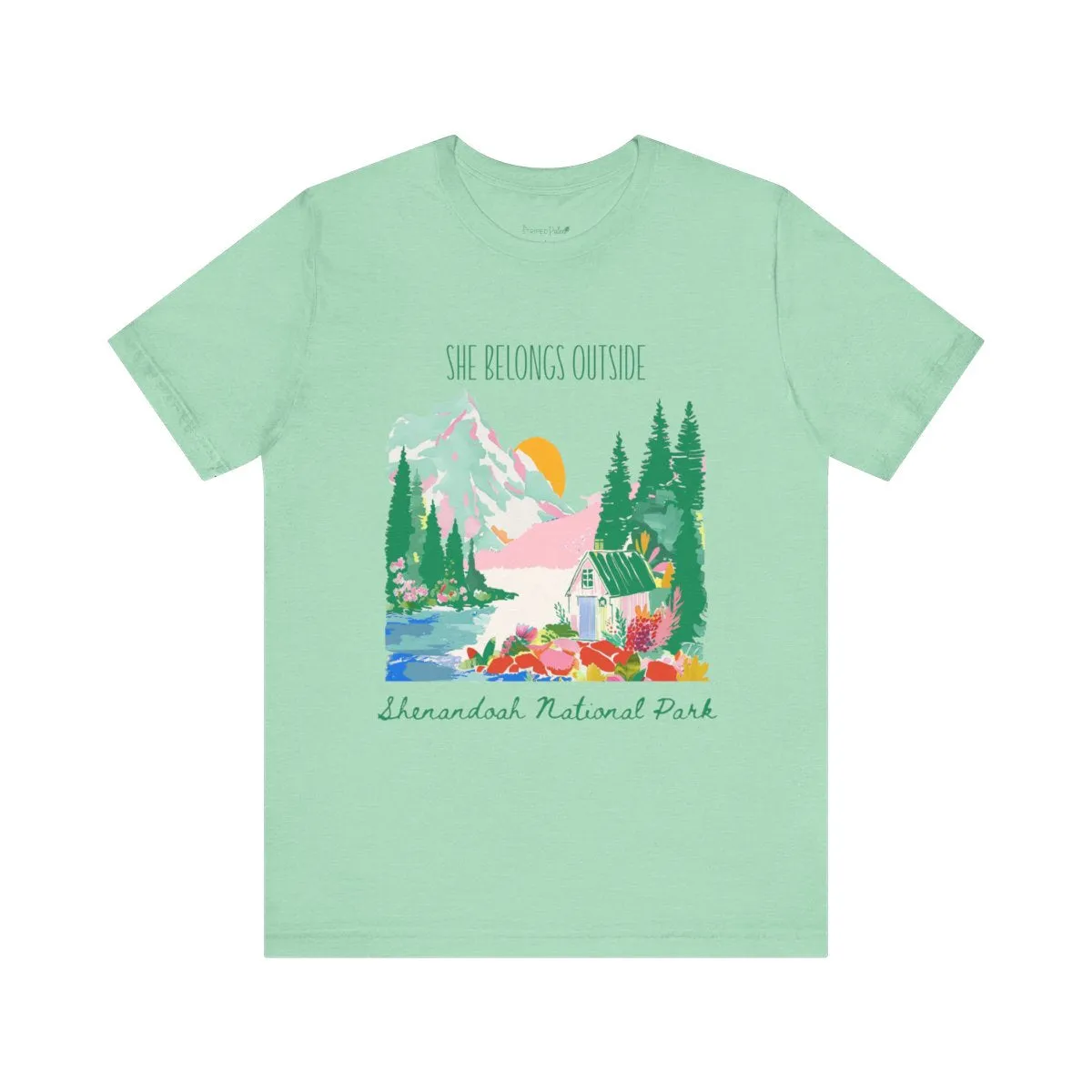 Wildflower Cabin Retreat Personalized Tee