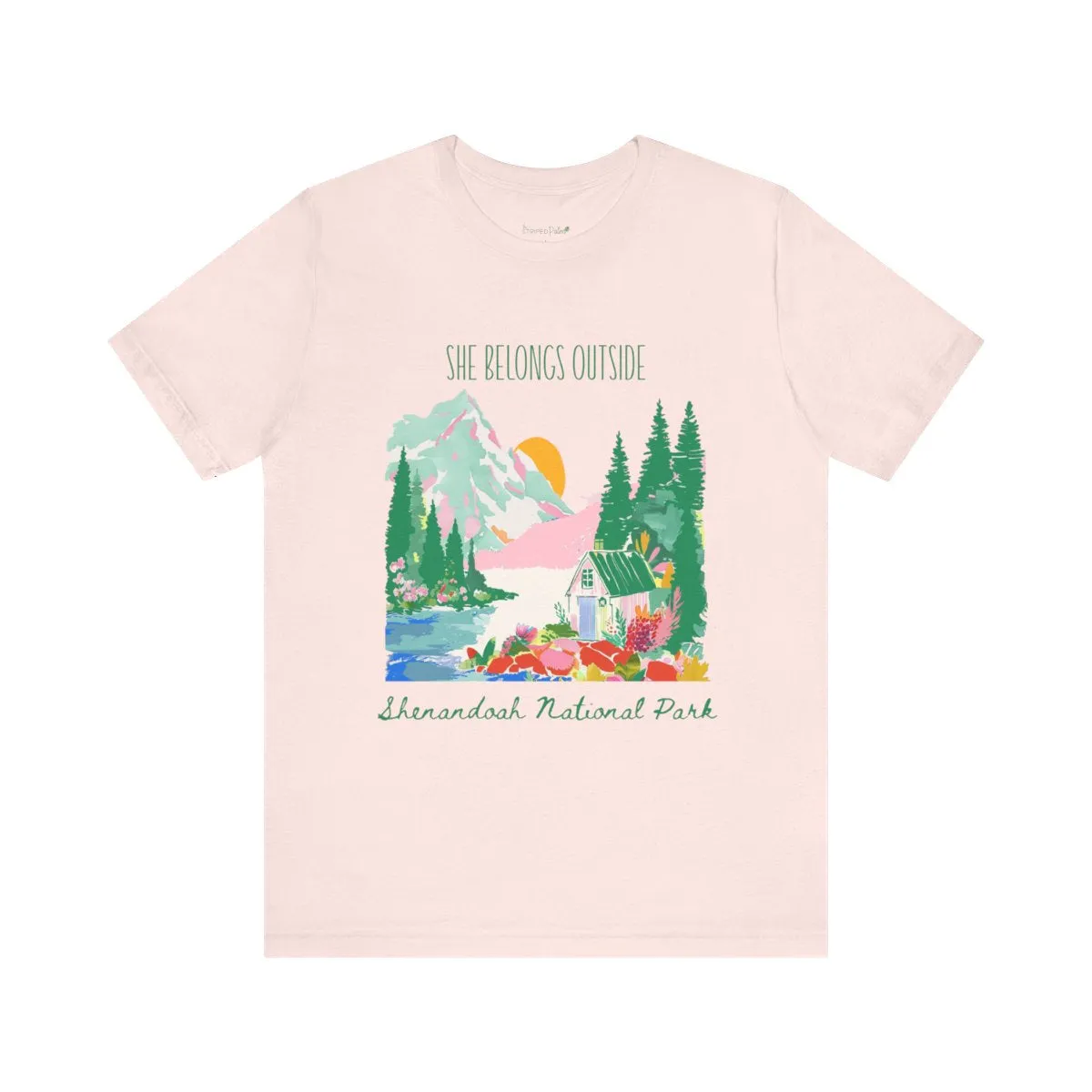 Wildflower Cabin Retreat Personalized Tee