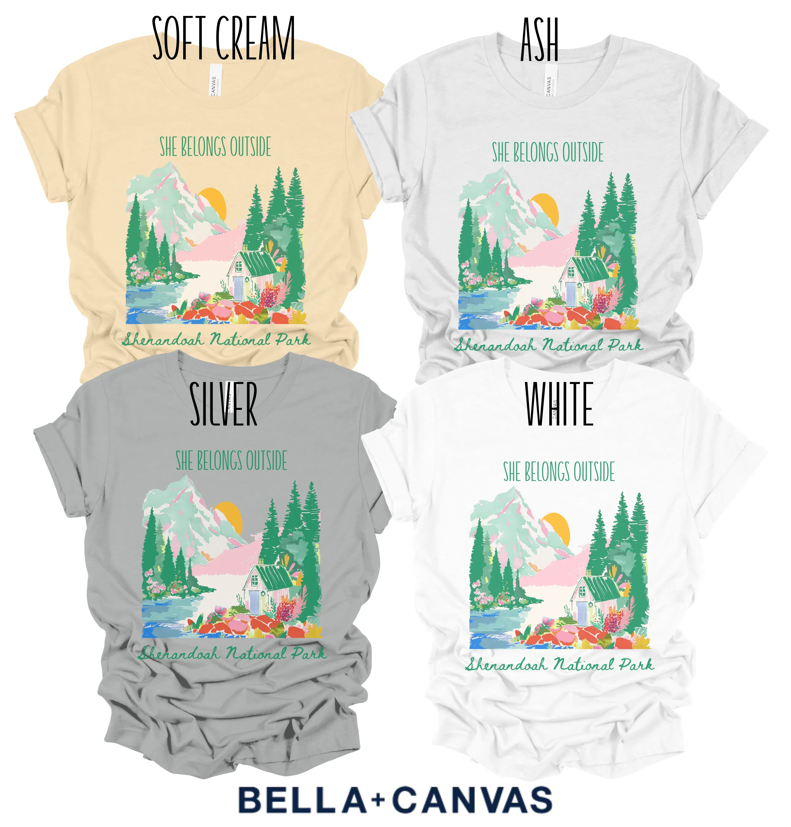 Wildflower Cabin Retreat Personalized Tee