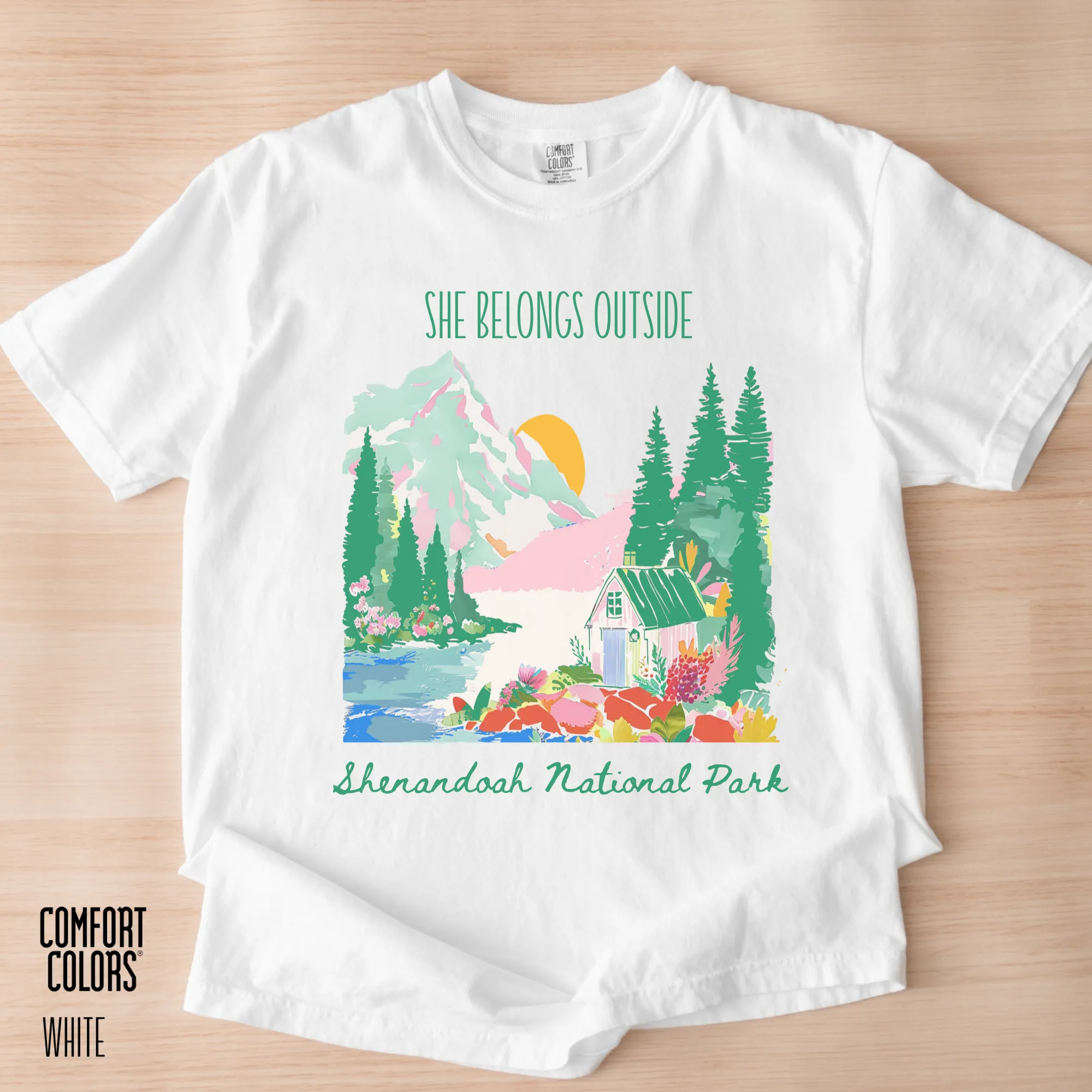 Wildflower Cabin Retreat Personalized Tee