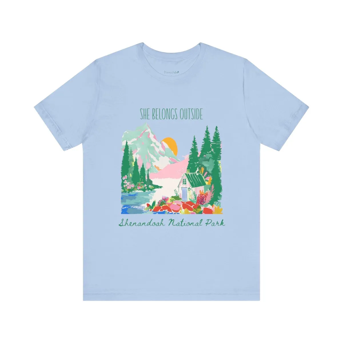 Wildflower Cabin Retreat Personalized Tee
