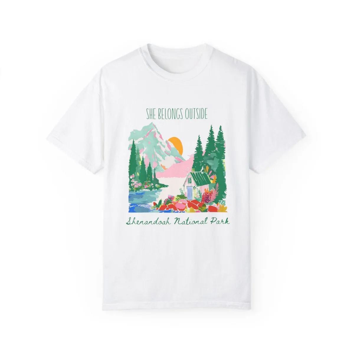 Wildflower Cabin Retreat Personalized Tee