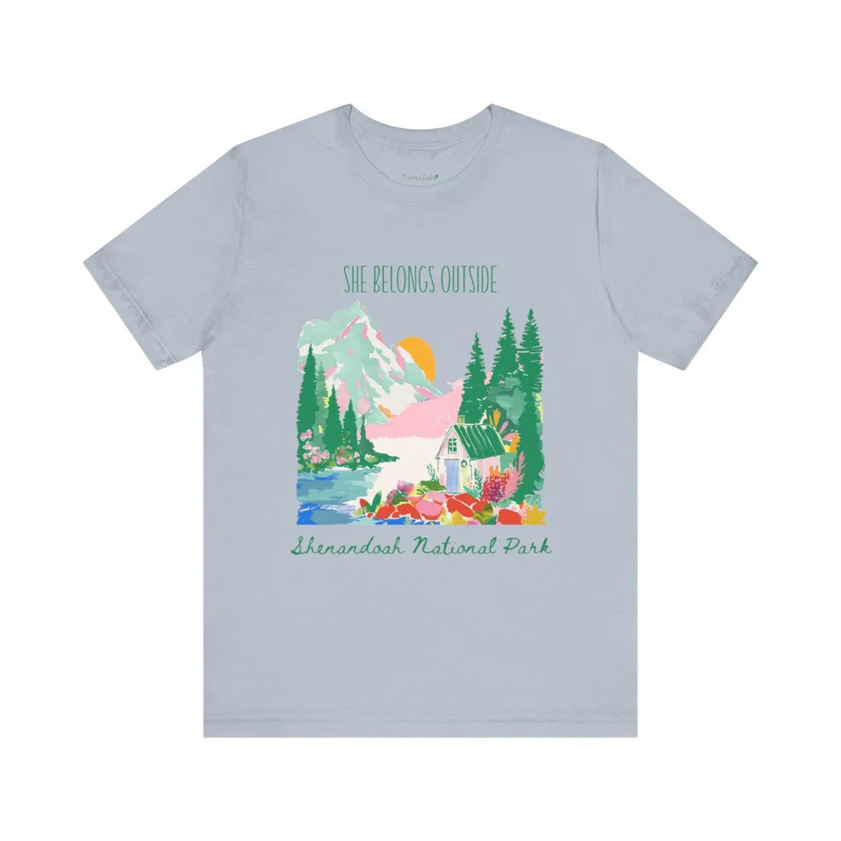 Wildflower Cabin Retreat Personalized Tee